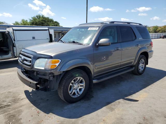 5TDZT38A44S237199 - 2004 TOYOTA SEQUOIA LIMITED GRAY photo 1