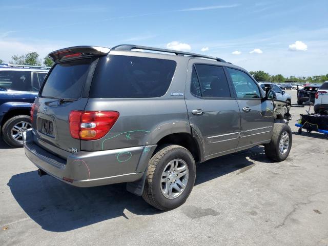 5TDZT38A44S237199 - 2004 TOYOTA SEQUOIA LIMITED GRAY photo 3