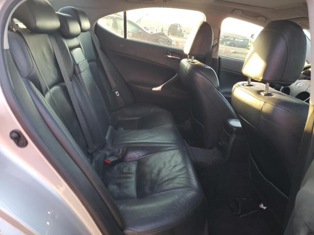 JTHBK262475026328 - 2007 LEXUS IS 250 SILVER photo 10