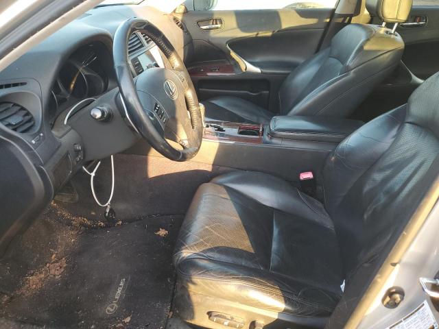 JTHBK262475026328 - 2007 LEXUS IS 250 SILVER photo 7