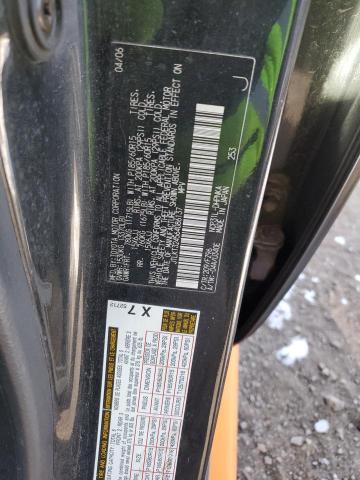 JTLKT324564086137 - 2006 TOYOTA SCION XB BLACK photo 12