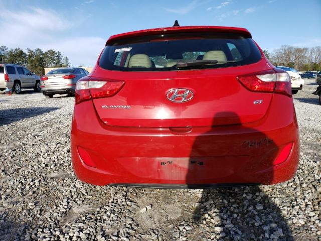 KMHD35LE3DU088744 - 2013 HYUNDAI ELANTRA GT RED photo 6