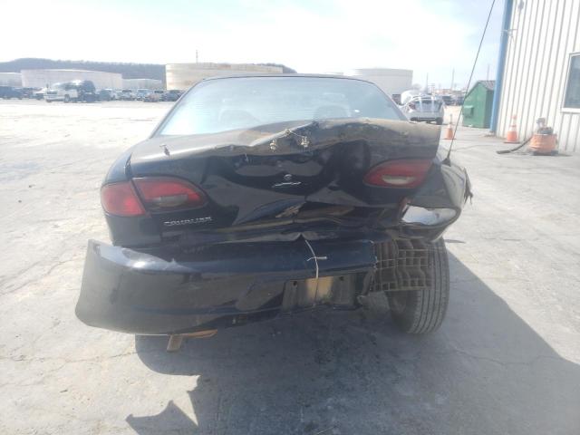 1G1JC1249Y7398323 - 2000 CHEVROLET CAVALIER BLACK photo 6