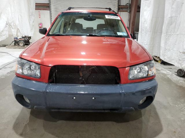 JF1SG63654H747159 - 2004 SUBARU FORESTER 2.5X RED photo 5