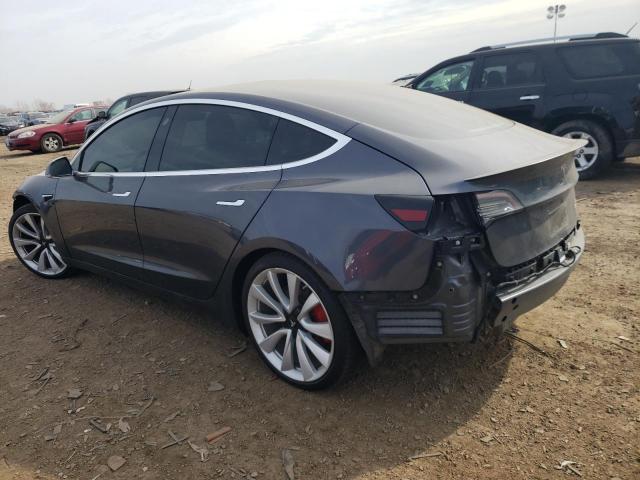 5YJ3E1EB3KF231199 - 2019 TESLA MODEL 3 GRAY photo 2