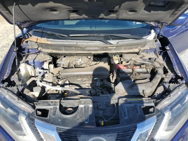 KNMAT2MV0HP572864 - 2017 NISSAN ROGUE S BLUE photo 12