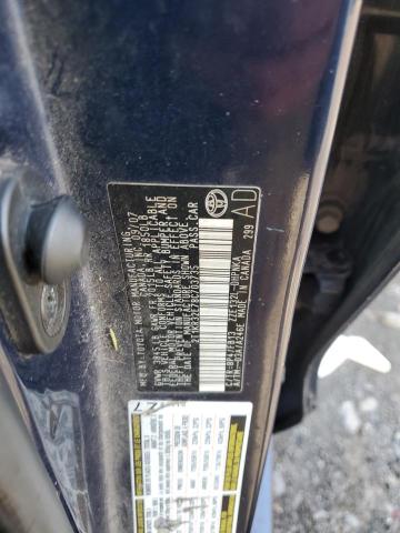 2T1KR32E78C703735 - 2008 TOYOTA COROLLA MA XR BLUE photo 12