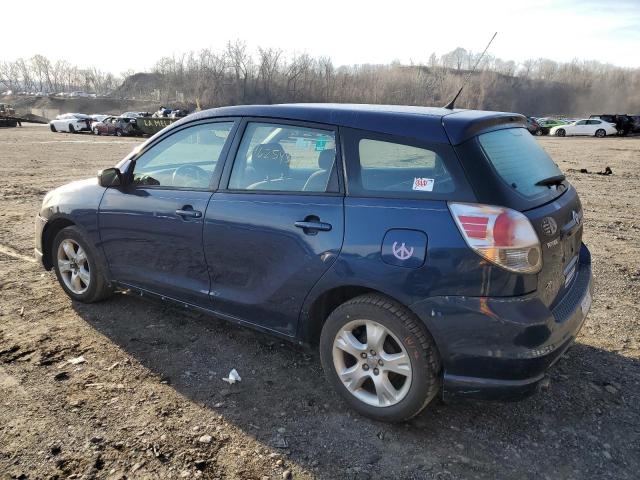 2T1KR32E78C703735 - 2008 TOYOTA COROLLA MA XR BLUE photo 2