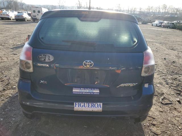 2T1KR32E78C703735 - 2008 TOYOTA COROLLA MA XR BLUE photo 6