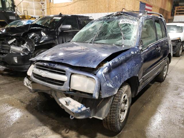 2CNBJ13C026917124 - 2002 CHEVROLET TRACKER BLUE photo 1