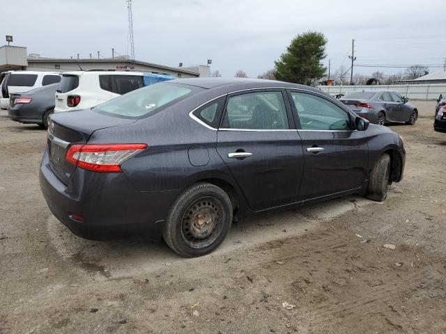 3N1AB7AP9EL682506 - 2014 NISSAN SENTRA S GRAY photo 3