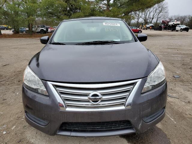 3N1AB7AP9EL682506 - 2014 NISSAN SENTRA S GRAY photo 5