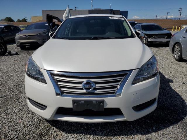 3N1AB7AP9FY249515 - 2015 NISSAN SENTRA S WHITE photo 5