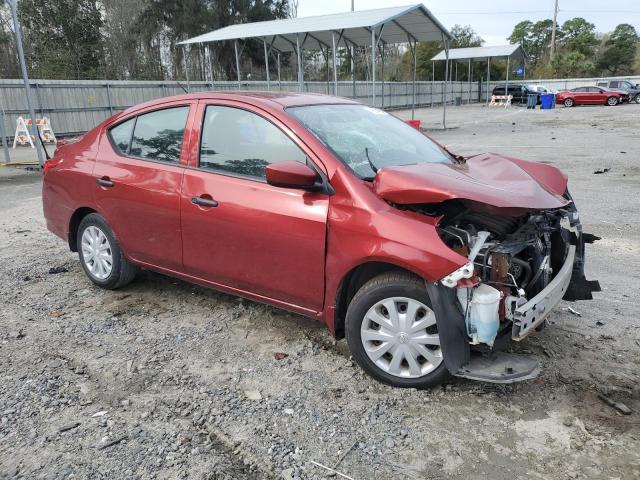 3N1CN7AP2JL824155 - 2018 NISSAN VERSA S RED photo 4