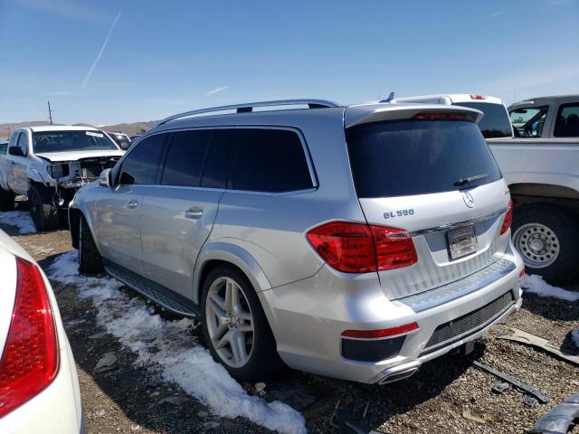 4JGDF7DE1EA303834 - 2014 MERCEDES-BENZ GL 550 4MATIC SILVER photo 2