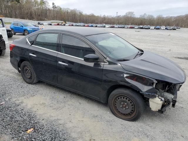 3N1AB7AP6HY381568 - 2017 NISSAN SENTRA S BLACK photo 4