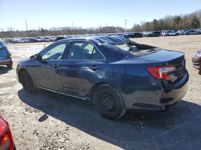 4T4BF1FK8ER396167 - 2014 TOYOTA CAMRY L BLUE photo 2