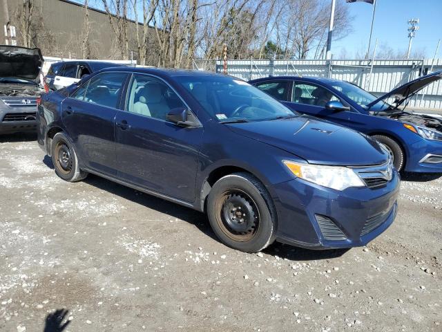 4T4BF1FK8ER396167 - 2014 TOYOTA CAMRY L BLUE photo 4