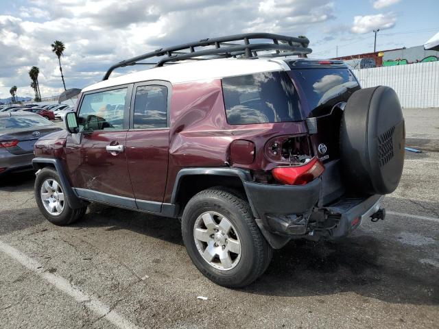 JTEZU11F870013928 - 2007 TOYOTA FJ CRUISER BURGUNDY photo 2