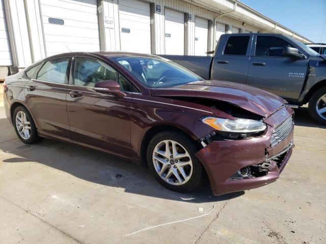 3FA6P0H78DR148125 - 2013 FORD FUSION SE MAROON photo 4