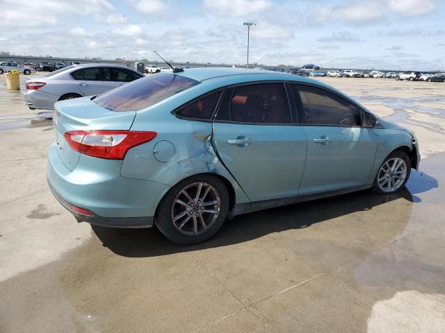 1FAHP3F23CL361465 - 2012 FORD FOCUS SE TURQUOISE photo 3