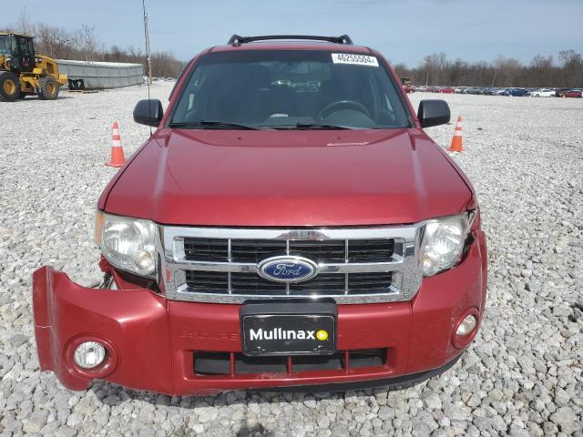 1FMCU0D77BKA13212 - 2011 FORD ESCAPE XLT RED photo 5