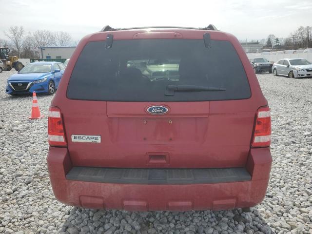 1FMCU0D77BKA13212 - 2011 FORD ESCAPE XLT RED photo 6