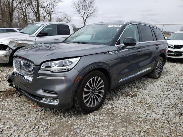 5LM5J7XC6NGL13895 - 2022 LINCOLN AVIATOR RESERVE GRAY photo 1