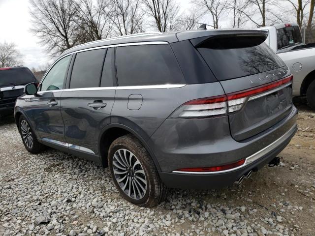 5LM5J7XC6NGL13895 - 2022 LINCOLN AVIATOR RESERVE GRAY photo 2