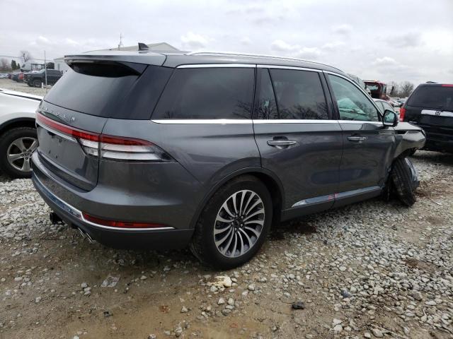 5LM5J7XC6NGL13895 - 2022 LINCOLN AVIATOR RESERVE GRAY photo 3