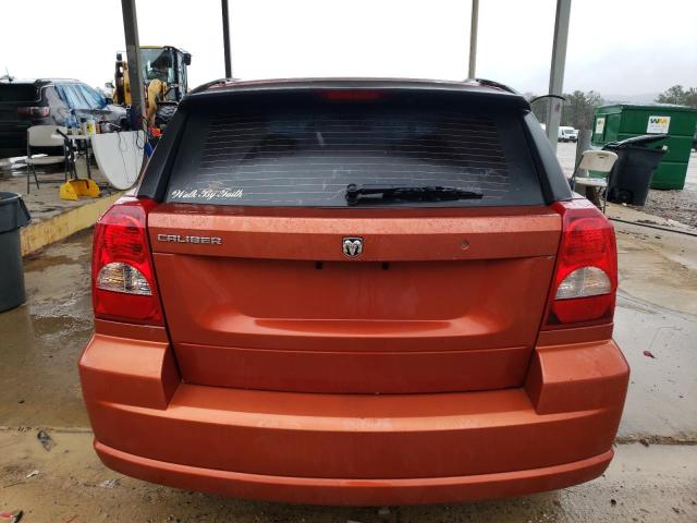 1B3HB28B47D595244 - 2007 DODGE CALIBER ORANGE photo 6