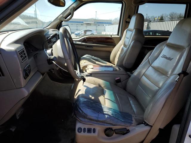 1FMSU43F42EA15056 - 2002 FORD EXCURSION LIMITED WHITE photo 7