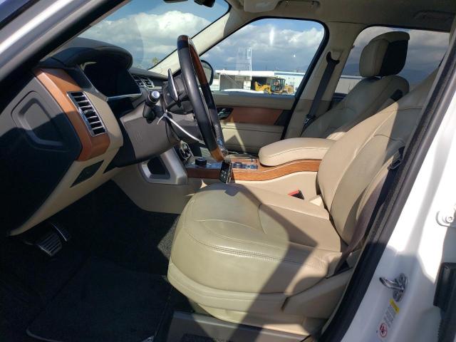 SALGV2RE3KA532584 - 2019 LAND ROVER RANGE ROVE AUTOBIOGRAPHY WHITE photo 7