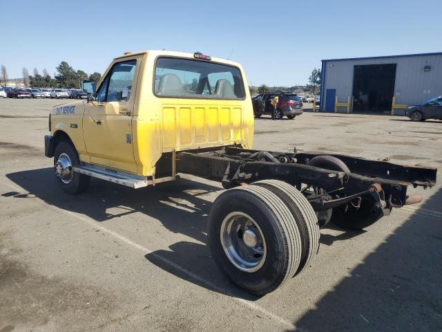 1FDLF47F0VEA05721 - 1997 FORD F SUPER DUTY YELLOW photo 2