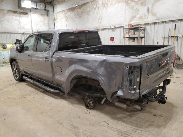 1GTP9EEL4MZ113780 - 2021 GMC SIERRA K1500 AT4 GRAY photo 2