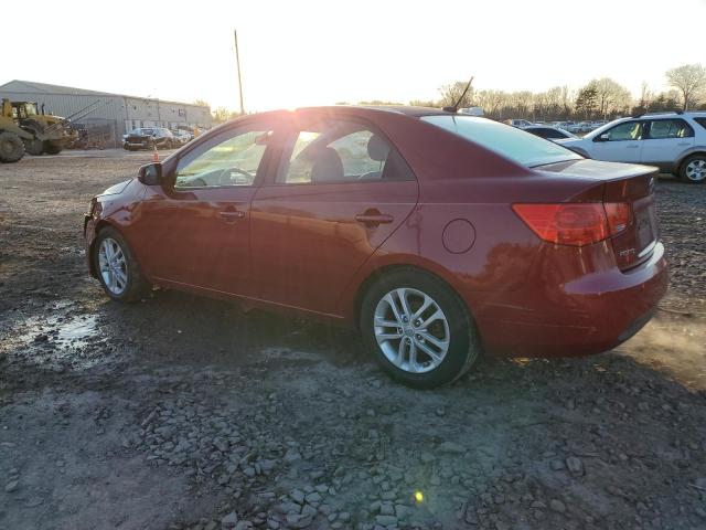 KNAFU4A24C5569069 - 2012 KIA FORTE EX RED photo 2