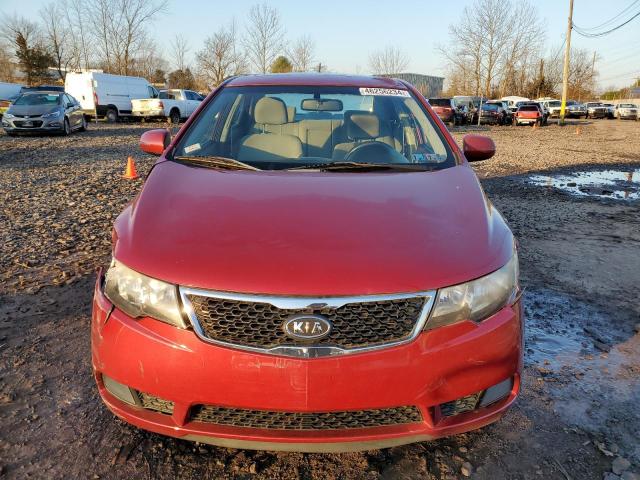 KNAFU4A24C5569069 - 2012 KIA FORTE EX RED photo 5