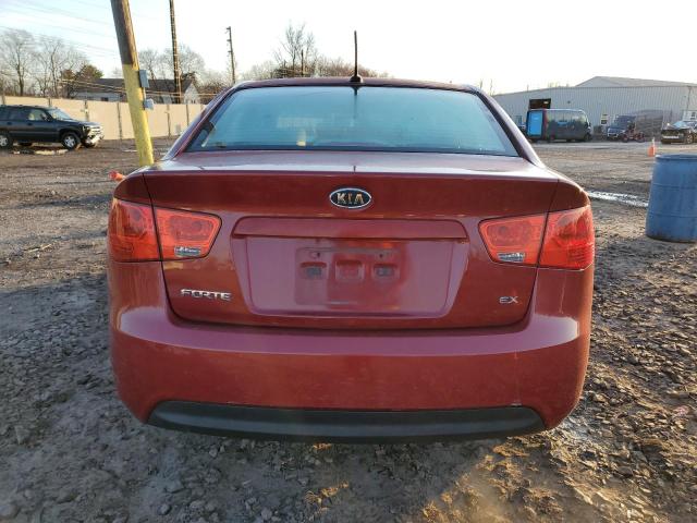 KNAFU4A24C5569069 - 2012 KIA FORTE EX RED photo 6