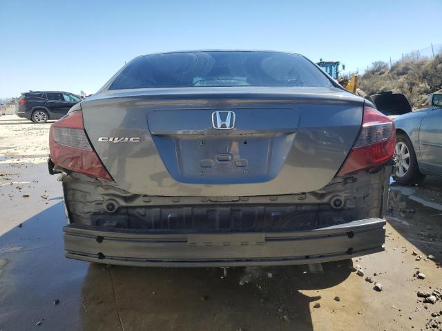 2HGFB2F53CH591025 - 2012 HONDA CIVIC LX GRAY photo 6