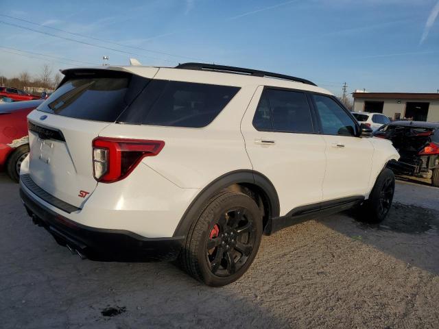 1FM5K8GC2NGA41500 - 2022 FORD EXPLORER ST WHITE photo 3