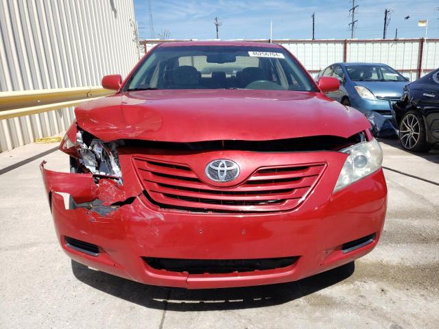 4T1BE46K19U400807 - 2009 TOYOTA CAMRY BASE RED photo 5