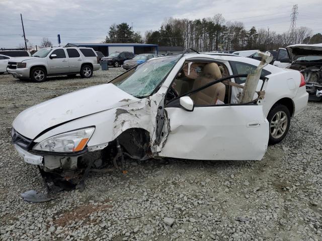 1HGCM72737A021743 - 2007 HONDA ACCORD EX WHITE photo 1