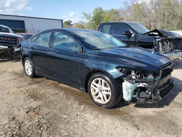 3FA6P0H78ER372996 - 2014 FORD FUSION SE BLUE photo 4