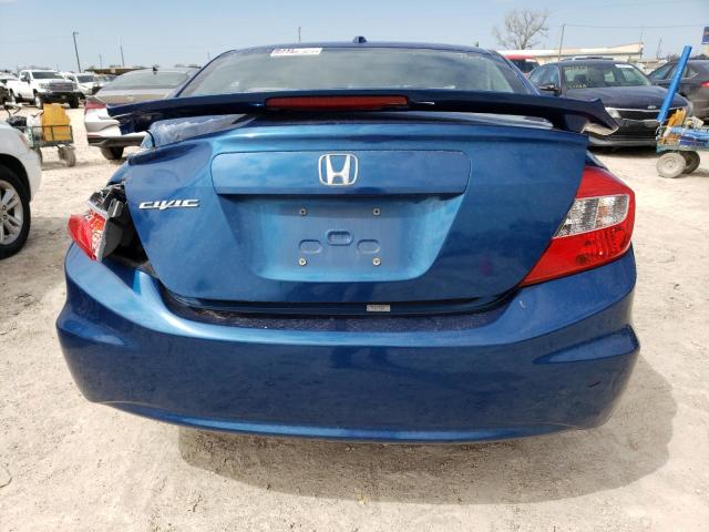 2HGFB2F99CH509947 - 2012 HONDA CIVIC EXL BLUE photo 6