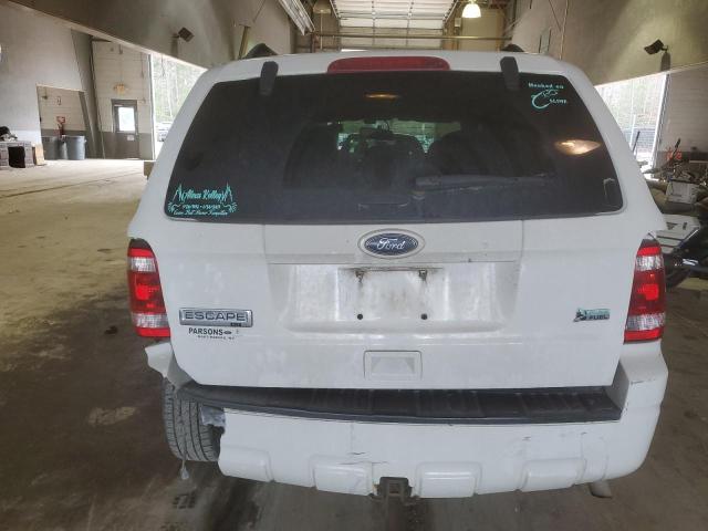 1FMCU0DG5CKC85386 - 2012 FORD ESCAPE XLT WHITE photo 6