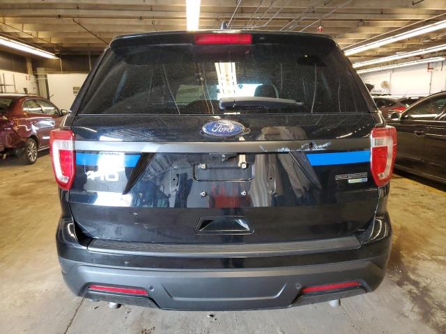 1FM5K8AR4JGB58406 - 2018 FORD EXPLORER POLICE INTERCEPTOR BLACK photo 6