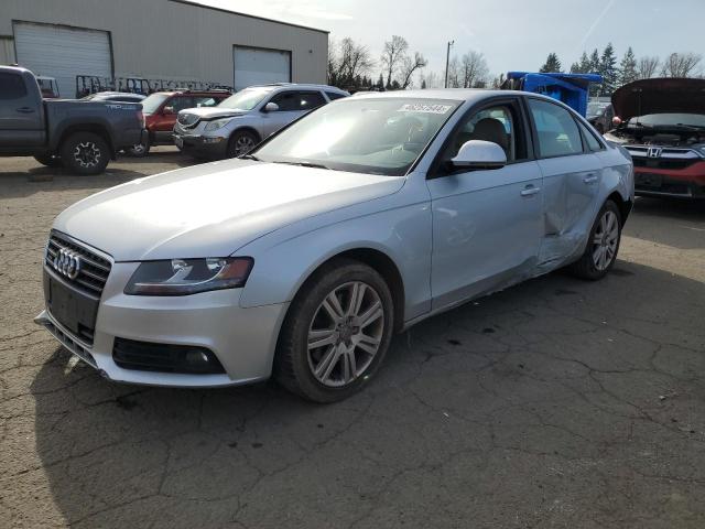 WAULF78K19N063969 - 2009 AUDI A4 2.0T QUATTRO SILVER photo 1