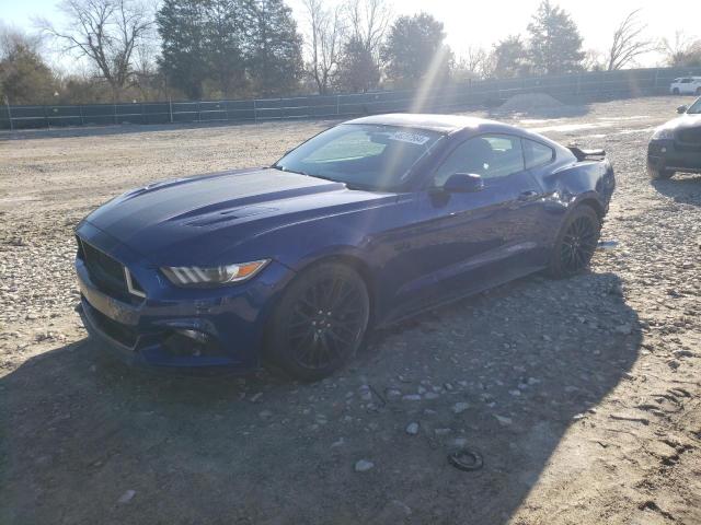 1FA6P8CF0F5412599 - 2015 FORD MUSTANG GT BLUE photo 1