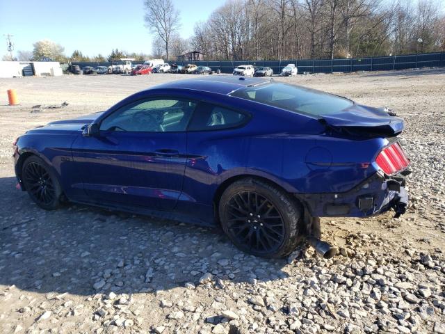 1FA6P8CF0F5412599 - 2015 FORD MUSTANG GT BLUE photo 2