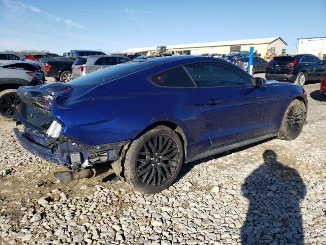 1FA6P8CF0F5412599 - 2015 FORD MUSTANG GT BLUE photo 3